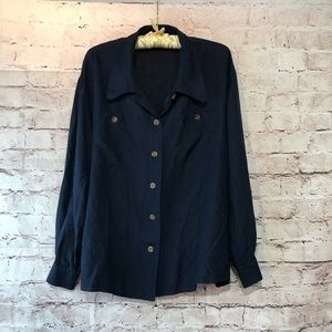Vintage  Carolina Herrera silk blouse